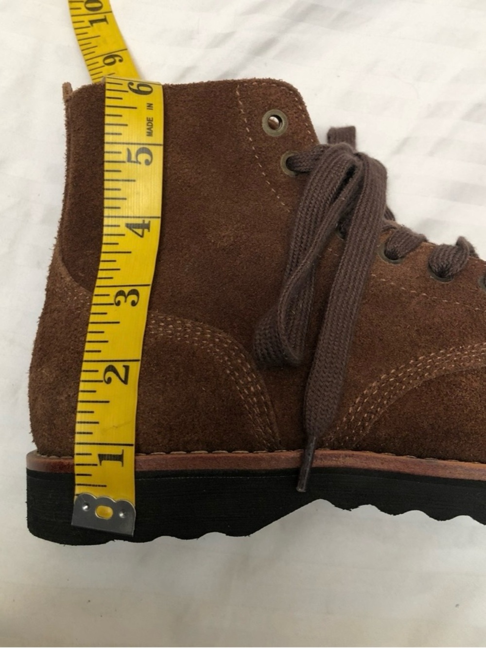 Seavees Boondocker Boots Mens Size 10 Brown Dark Earth Roughtout Leather 05/63 - Picture 14 of 16